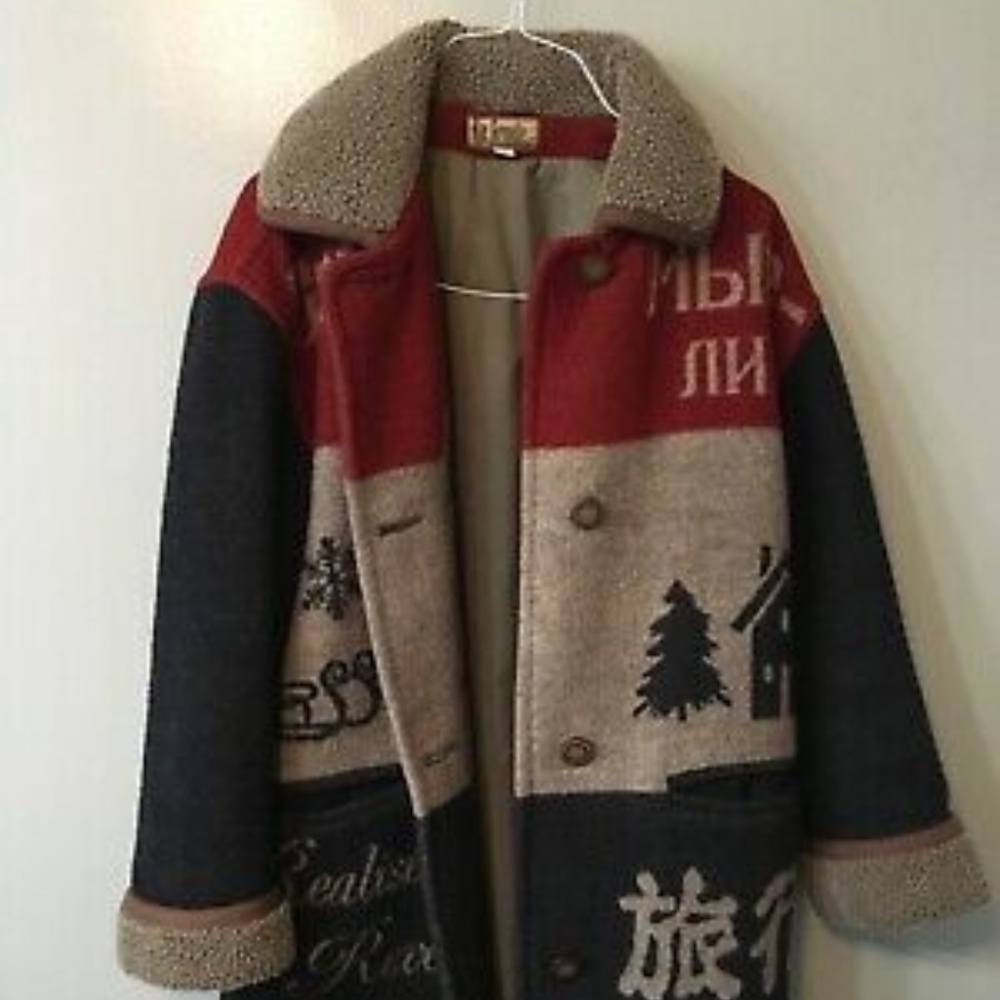 RUE GRENELLE Long Wool Coat Jacket